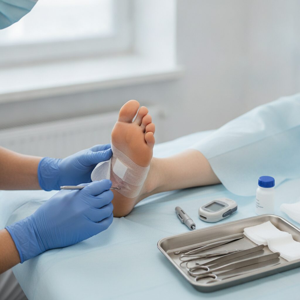 Kan Şekeri Kontrolü ve Diyabetik Ayak Yarası İyileşmesi: HbA1c Neden Önemli? - Diyabetik Ayak Tedavisi